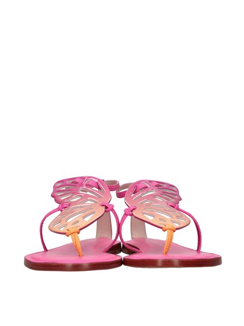 Sandali flat modello BUTTERFLY FLAT in pelle SOPHIA WEBSTER | BUTTERFLY FLAT SANDALSOUTHERN SUNRISE